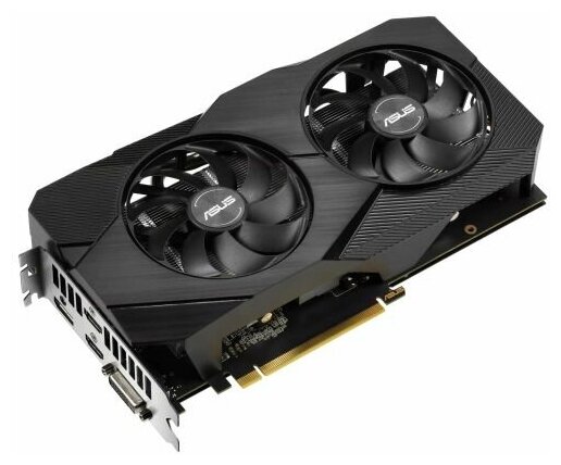 Видеокарта PCI-E ASUS GeForce RTX 2060 DUAL EVO OC DUAL-RTX2060-O12G-EVO 12GB GDDR6 192bit 12nm 147014000MHz DVIDP2HDMI