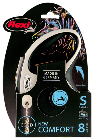 Рулетка Flexi NEW LINE Comfort S (до 12кг) трос, 5м (цвета в ассорт.) - фото №12