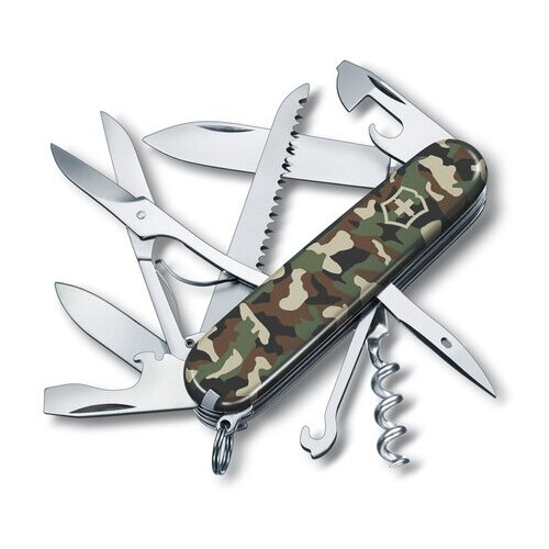фото Нож victorinox huntsman, 91 мм, 15 функций, камуфляжный