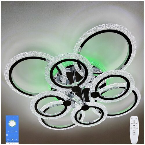 Светодиодная люстра BRUNO VENTO Siena/8BK(RGB)