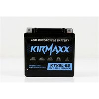 Мото аккумулятор KirMaxx KTX5L-BS (YTX5L-BS) стартерный для мотоцикла, квадроцикла, скутера AGM 12V 5 а/ч