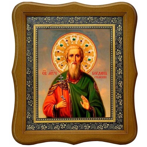 Богдан (Феодот) Римский мученик. Икона на холсте.
