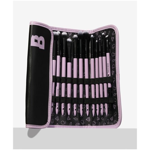 Набор 12 кистей для макияжа глаз в чехле By Beauty Bay EYE WONDER 12 piece eye brush set with brush roll