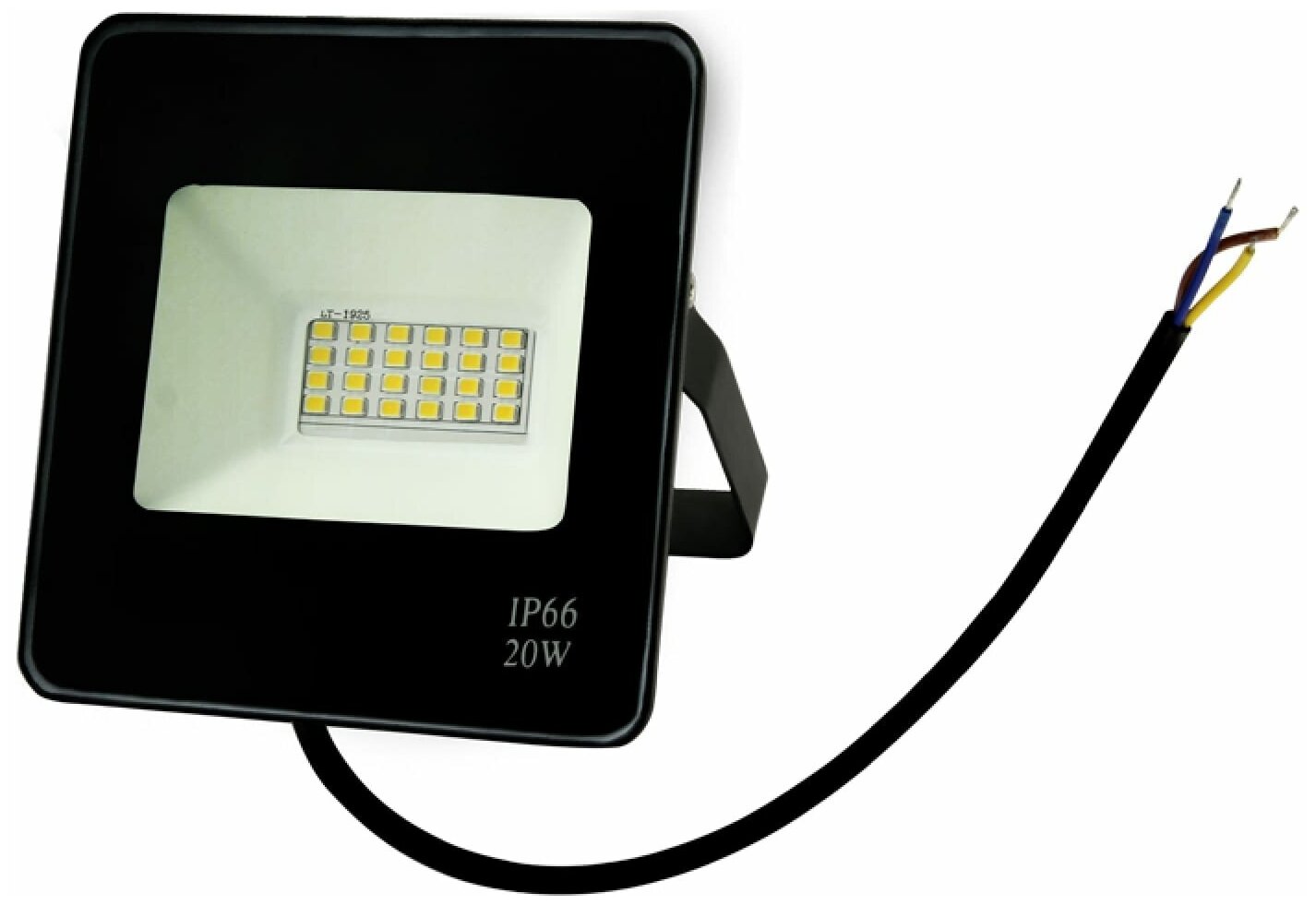 Прожектор светодиодный LightPhenomenON LT-FL-01N-IP65-20W-6500K LED, 20 Вт, свет: холодный белый