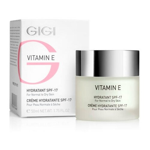 GIGI (ДжиДжи) Vitamin E Moisturizer for normal and dry skin / Крем увлажняющий для нормальной и сухой кожи SPF 17, 50 мл