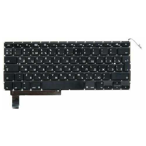 Клавиатура ZeepDeep для MacBook Pro 15 A1286 Mid 2009 - Mid 2012 Г-образный Enter RUS 1329₽