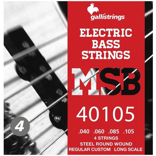 струны для бас гитары galli strings msb40105 Струны GALLI STRINGS MSB40105