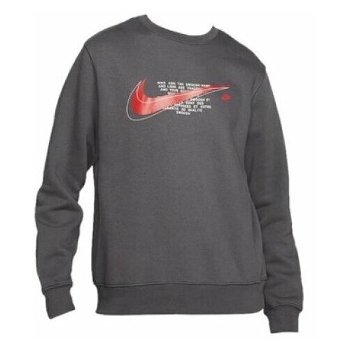фото Толстовка nike m nsw court flc crew bb nfs мужчины dq5476-060 xs