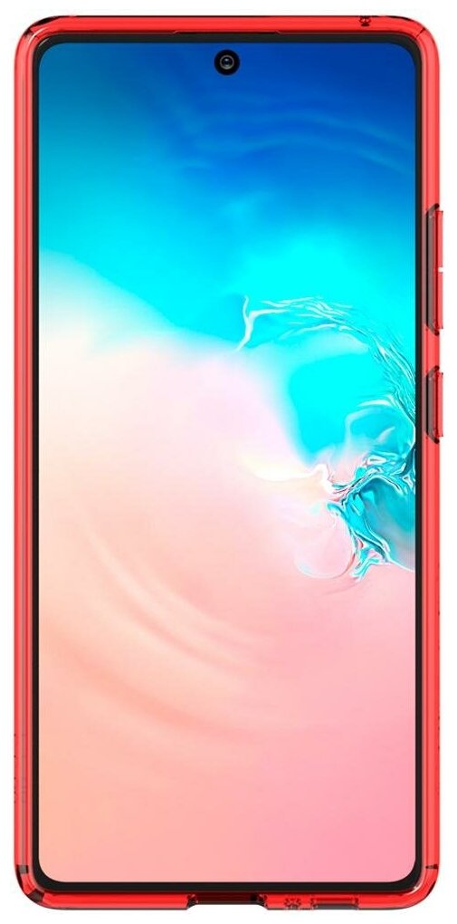 Чехол (клип-кейс) SAMSUNG araree S cover, для Samsung Galaxy S10 Lite, красный [gp-fpg770kdarr] - фото №2