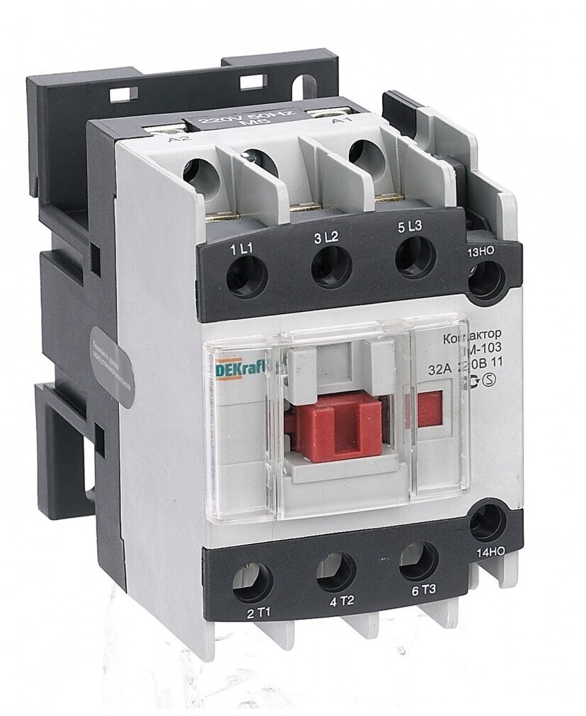 Контактор КМ-103 32А 220В AC3 1НО+1НЗ SchE, SCHNEIDER ELECTRIC 22123DEK (1 шт.)