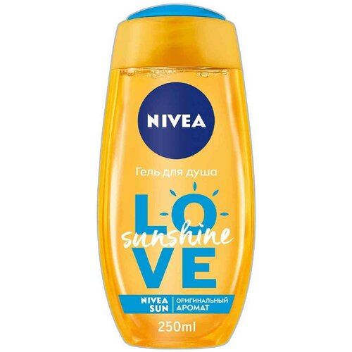 Гель для душа NIVEA LOVE Sunshine с алоэ вера, 250 мл.