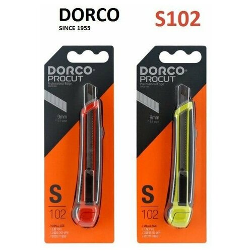 лезвия сменные сегментированные 9мм dorco cb s 10 шт Нож строительный 9мм DORCO S102