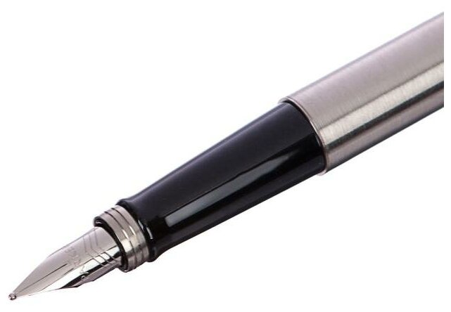 Набор Parker Jotter Core FK691 (2093257) Stainless Steel GT ручка перьевая, ручка шариковая подар.ко - фото №3