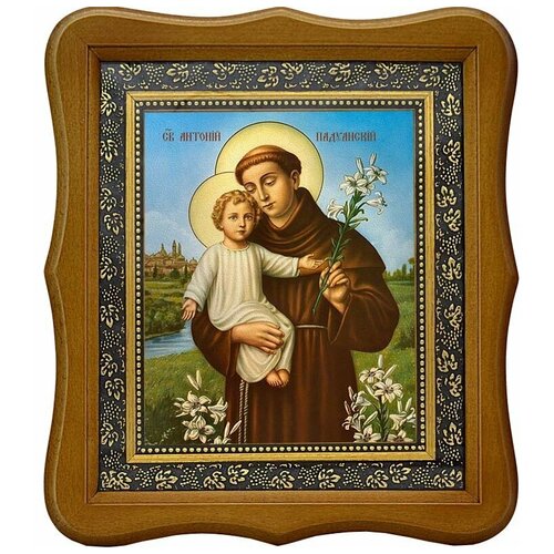Антоний Падуанский святой. Икона на холсте.