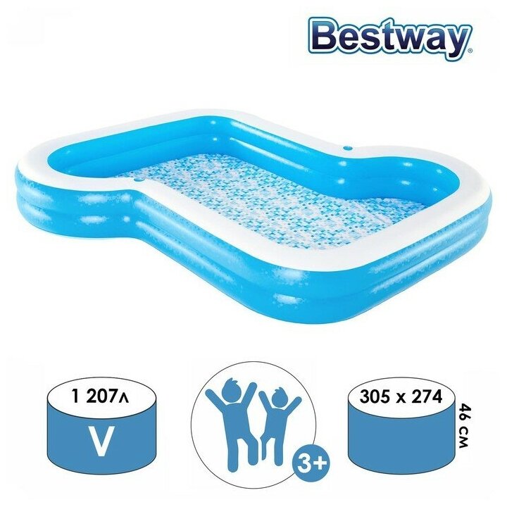 Бассейн BestWay Sunsational 305x274x46cm 54321