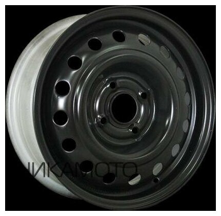 TREBL 9112683 TREBL 64H38D 6x15/5x100 ET38 CD57.1 Black_диск стальной!\Skoda Rapid/ VW Polo