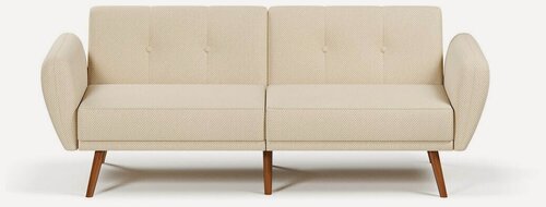 Изображение товара Диван 4Нome Сьюзан, 210х83х88 см, диван прямой, маленький, небольшой, ППУ, высокая спинка, на ножках, диван для кухни