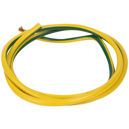 Провод многопроволочный ПУГВ ПВ3 1х4 желто-зеленый ( смотка 7м )
