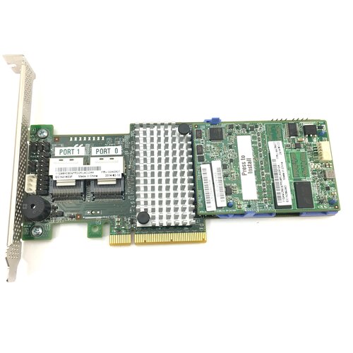 Контроллеры IBM Kонтроллер 81Y4481 IBM ServeR 81Y4481AID M5110 SAS/SATA контроллер ibm exp3000 esm sas assembly module 39r6516