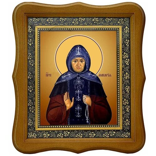 Макария (Феодосия Артемьева) преподобная старица. Икона на холсте.