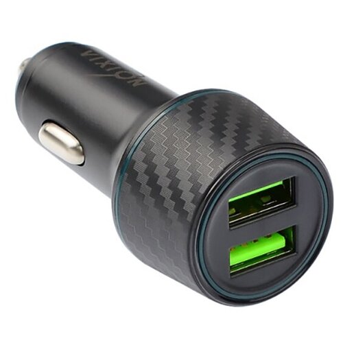 Зарядное устройство Vixion U6 Fast Charger 2xUSB 3A 36W Black GS-00022436