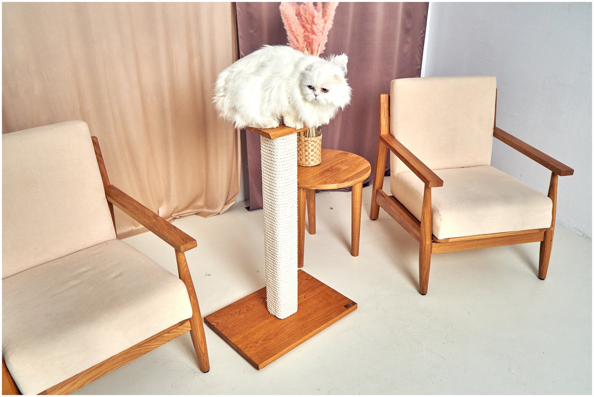 Когтеточка TeddyRoom Oak Cat Nail Concept - фотография № 4
