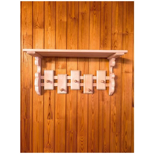 Вешалка с полкой 