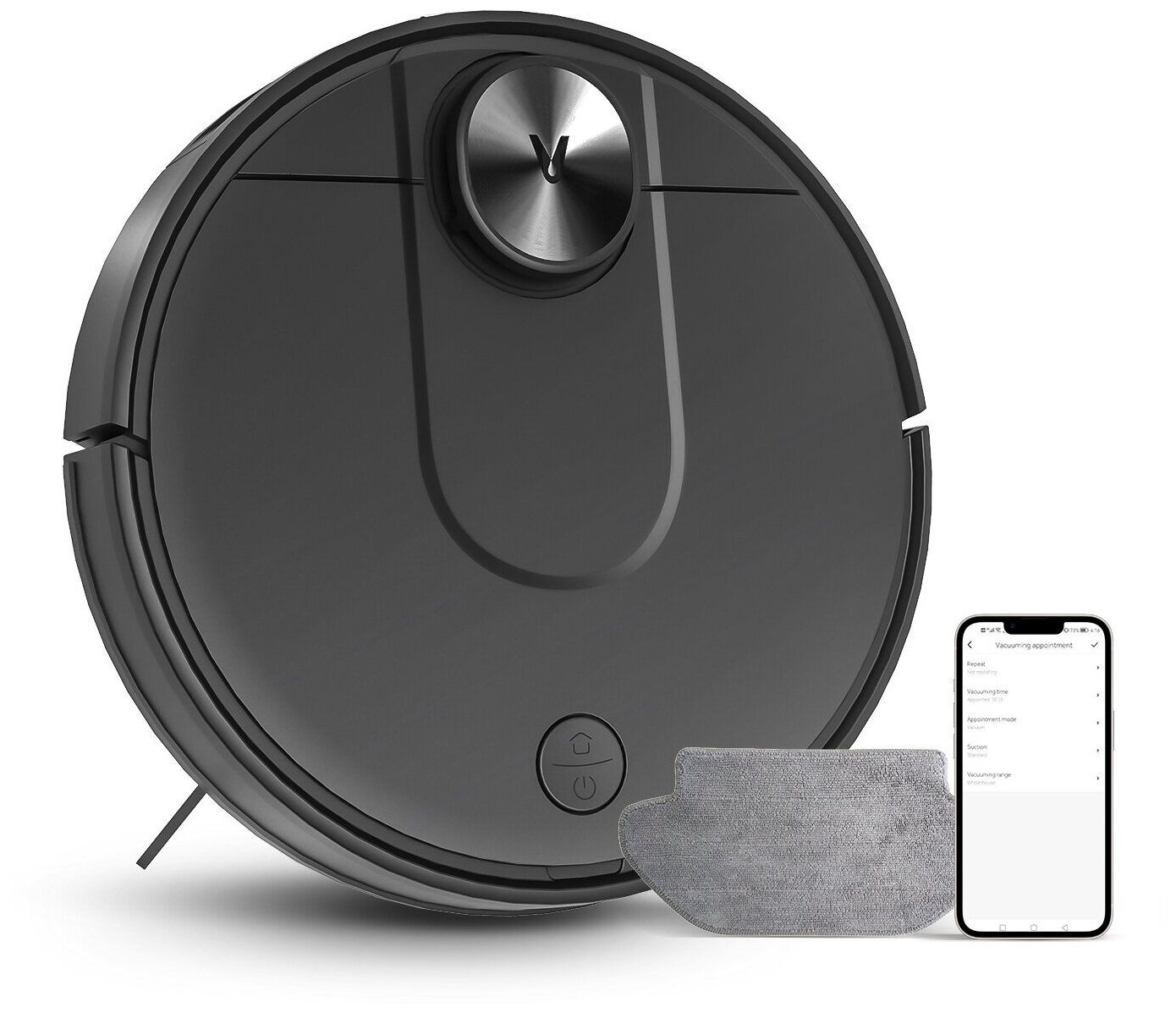 Робот-пылесос Viomi Robot Vacuum V2 Max Black V-RVCLM24B