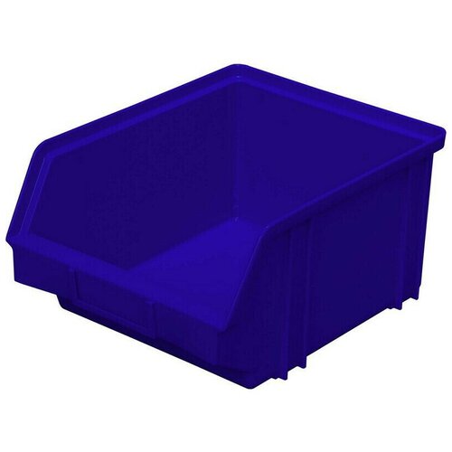 Коробка для хранения Лоток для склада 290 х 230 х 150 синий(7962), сплошной