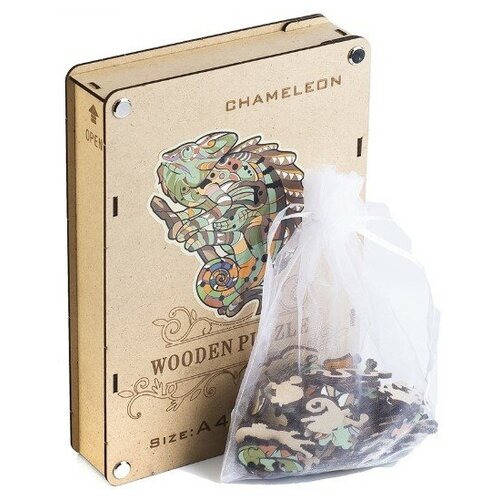 Деревянный пазл, Wooden puzzle 