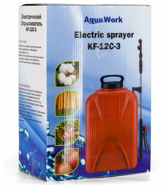 Aqua Work Электрический опрыскиватель KF-12C-3 24708 - фотография № 10