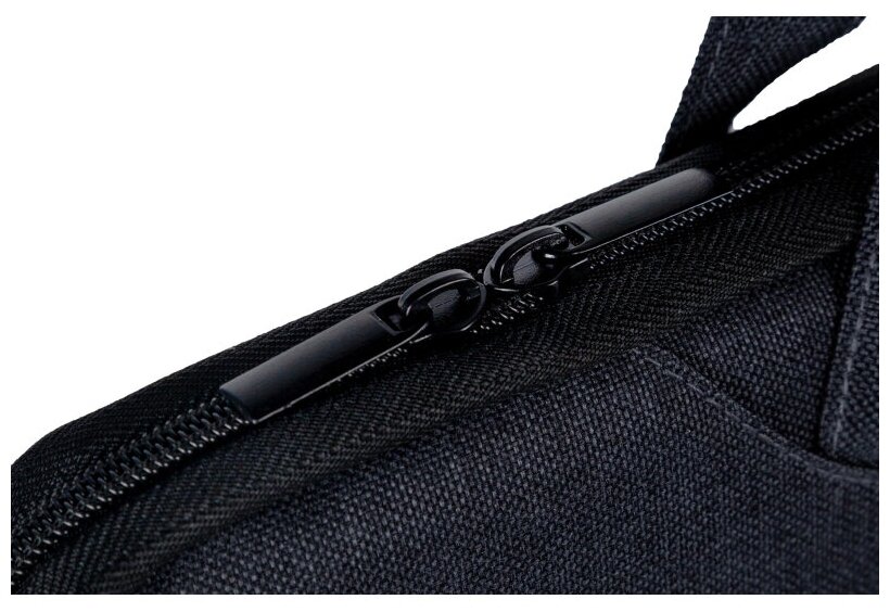 Портфель 400х290 мм, текстиль, чёрный (5590BLACK) DELI - фото №3