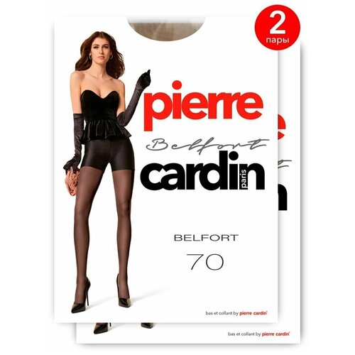 Колготки женские Pierre Cardin 70 ден BELFORT NERO размер 3 (комплект 2 шт) женские колготки, капроновые колготки, колготки женские плотные,черные