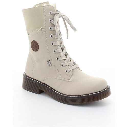 фото Ботинки rieker, размер 37, бежевый