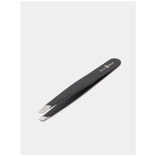 Пинцет для бровей черный Royal Brow