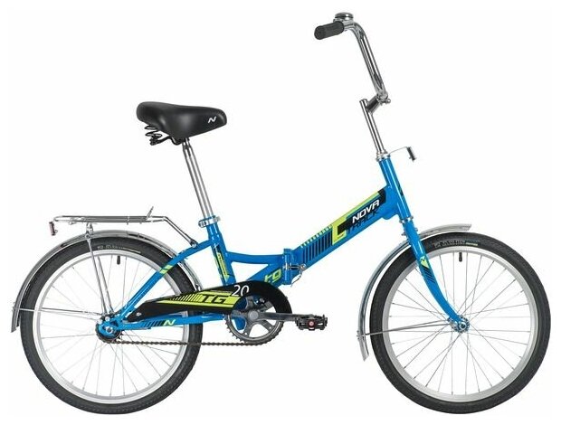 Складной велосипед NOVATRACK 20" TG-20 classic 1.0, синий 20FTG201.BL20