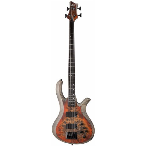 Schecter RIOT-4 Inferno Burst басс гитара schecter diamond series riot 4 aurora burst 4 string electric bass guitar