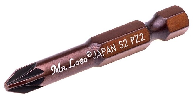 Биты для шуруповерта магнитные PZ2 x 50 мм Mr.Logo Сталь - Japan S2, 10 шт - фотография № 7