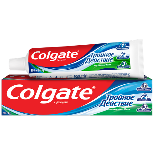 Зубная паста COLGATE Тройное действие, 100мл