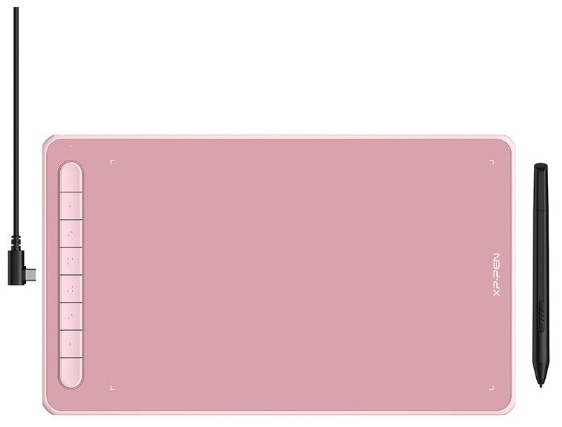 Графический планшет XPPen Deco Deco LW Pink USB розовый