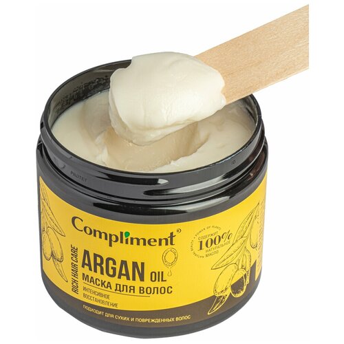 Маска для волос Compliment Rich Hair Care Интенсивное восстановление ARGAN OIL 400мл