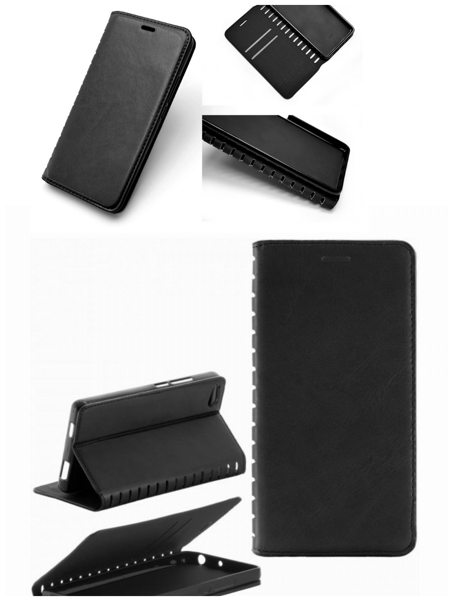 Чехол книжка с подставкой боковая Huawei Honor 4C черная