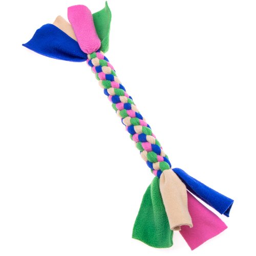 Игрушка для собак грейфер Грызка. Размер XL - для крупных собак. Цвет: розовый - зеленый. Длинна 25-45 см, Диаметр 4 см.