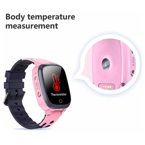 Детские умные часы Smart Baby Watch LT25 розовые / Умные часы для детей / Smart часы детские