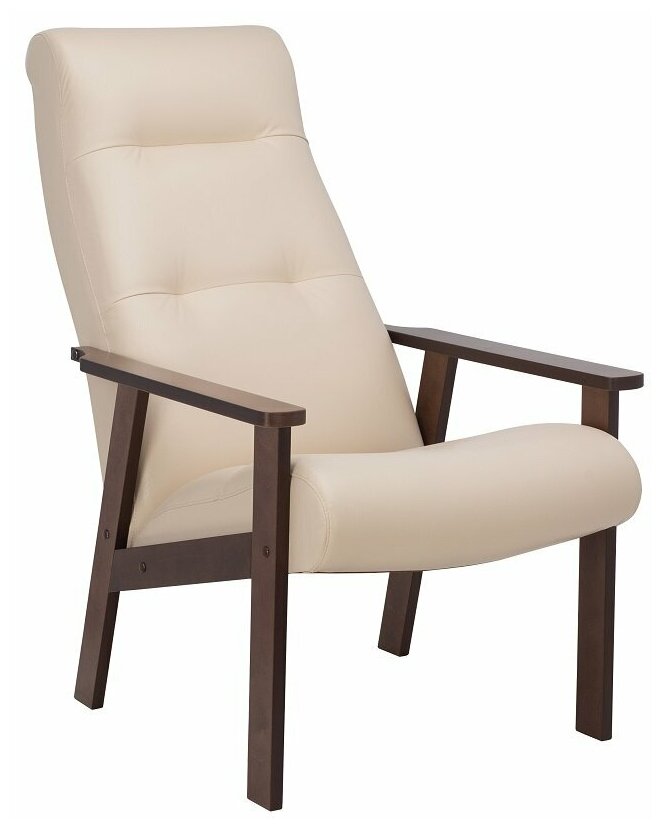 Кресло Leset Retro цвет Орех, к/з Polaris Beige