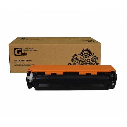 Картридж CE322A (№128A) для HP Color LaserJet CP1525n, CM1415FN, CM1415FNW GalaPrint желтый universal toner powder 128a ce320a ce321a ce322a ce323a compatible for hp laserjet cm1411fn cm1412tn cm1413fn cm1415 printer