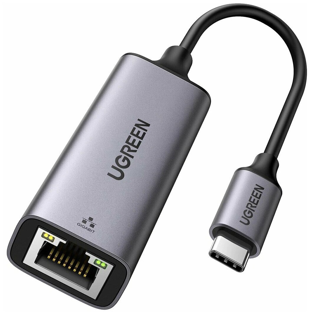 UGREEN CM199 (50737) USB Type C to 10/100/1000M Ethernet Adapter - Space Gray