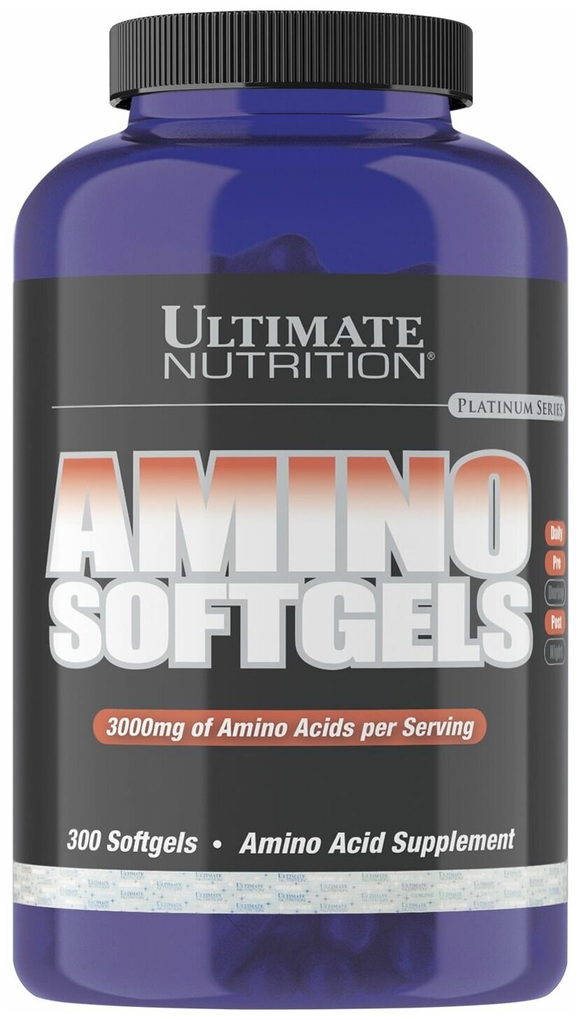 Комплекс аминокислот Ultimate Nutrition Amino SOFTGELS 300 капсул