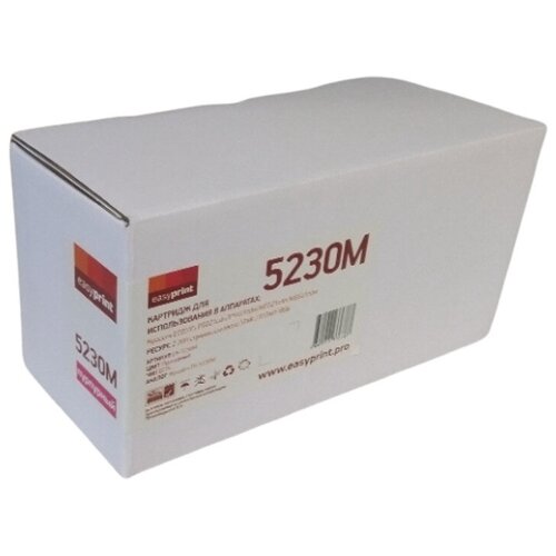 Тонер-картридж EasyPrint LK-5230M для Kyocera ECOSYS M5521cdn/P5021cdn (2200 стр.) пурпурный, с чипом картридж easyprint lc 045h m 2200 стр пурпурный