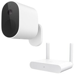 Камера видеонаблюдения Xiaomi Mi MWC13 Wireless Outdoor Security Camera 1080p Set Global белый/черный